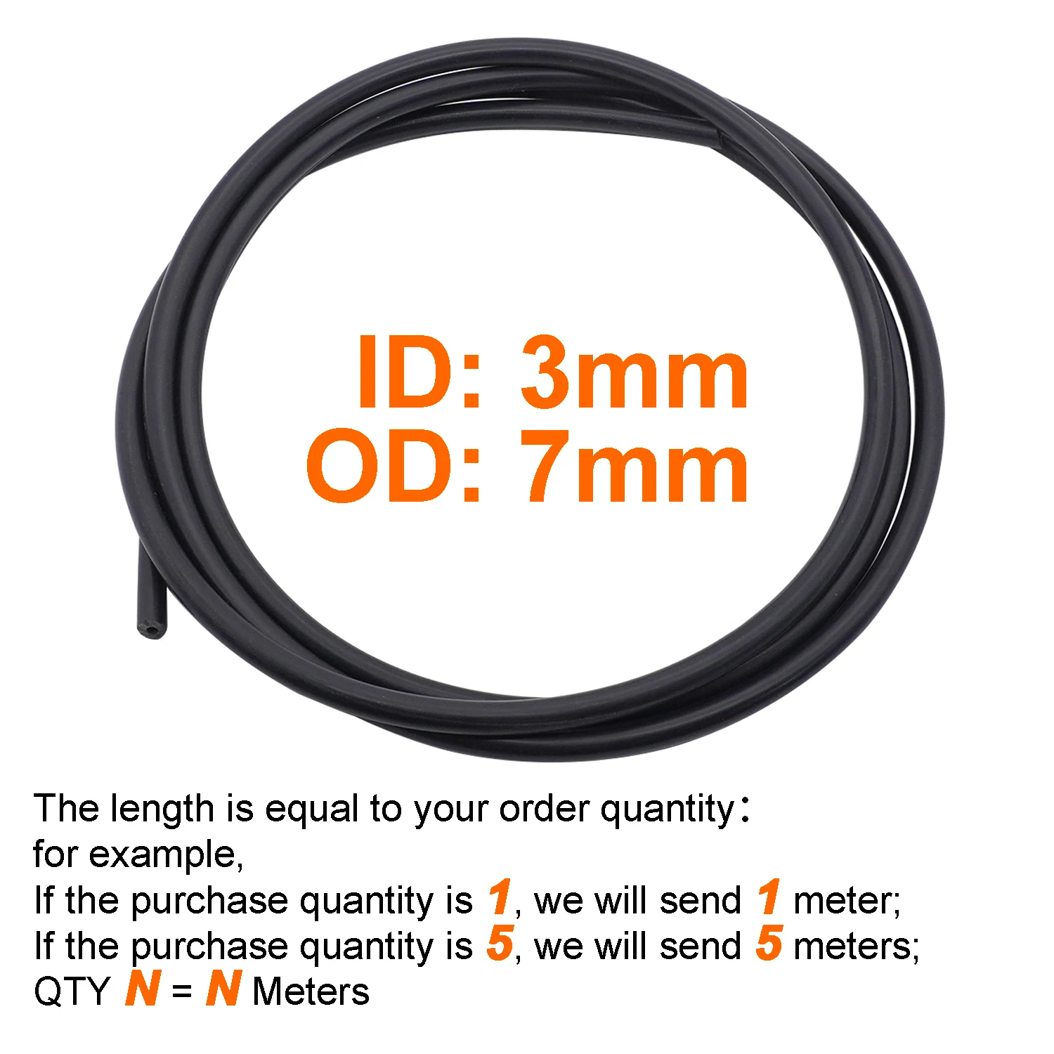 

Шланг для автомобиля, силиконовый шланг высокого давления, 3 мм, 4 мм, 6 мм