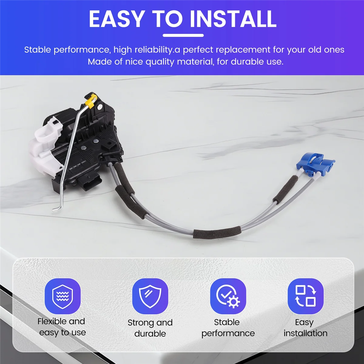 Ручной замок двери автомобиля в сборе 81410-1M020 для Kia Forte 2009-2017 двигатель привода