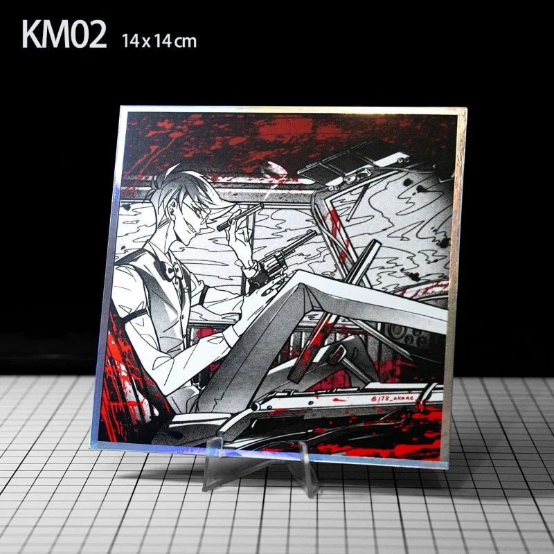 Аниме Alastor Hotel Lucifer Morningstar официальный 14 см лазерный цвет фотомагнитола Apple