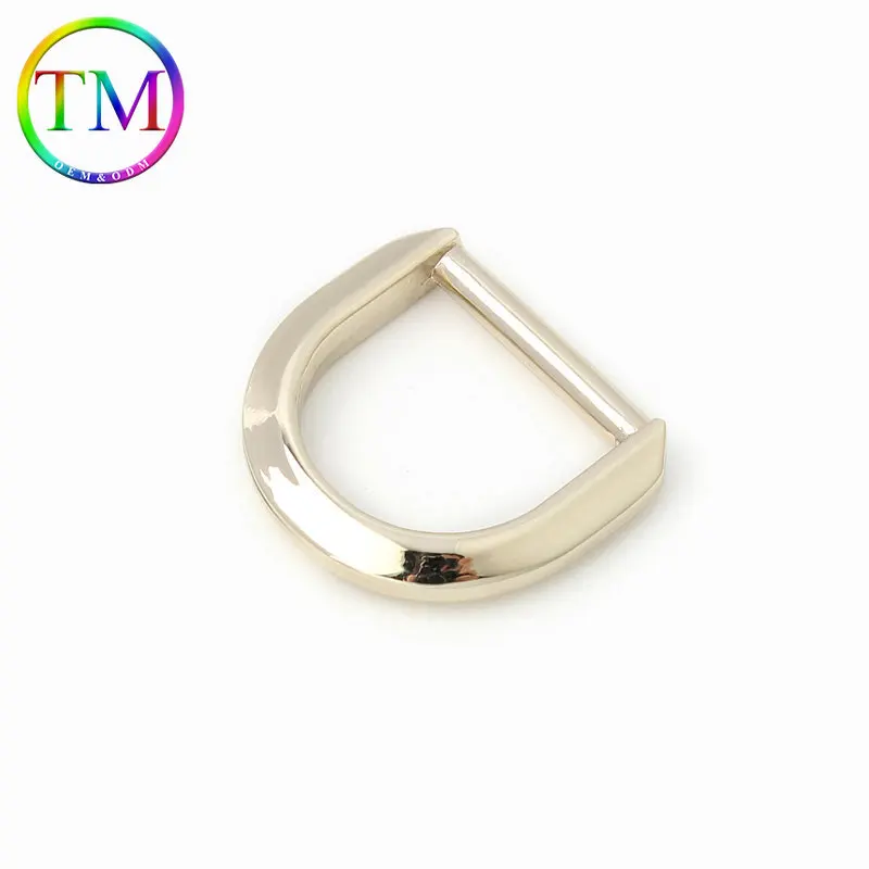 10-50Pcs 12/16/20/25Mm Metal Pressure Casting D Ring Buckles Custom Handbag Side Connect Clasp Clips Diy Leather Craft Hardware