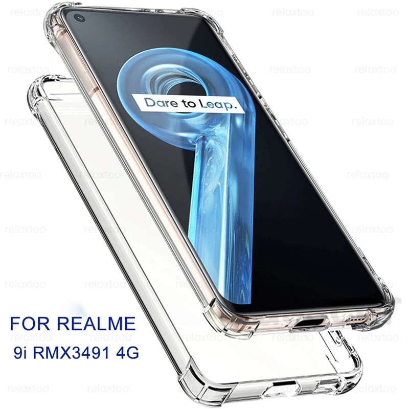 Realme-9i чехол Прозрачный для realme 9i realmi 9 i i9 4G 2022 realme9i 6 '' Мягкий Силиконовый
