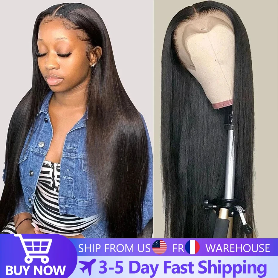 13x4 /13x6 HD Transparent Lace Front Wigs Brazilian Straight Hair 360 Lace Frontal Wig 5x5 Lace Frontal Human Hair Wig Remy