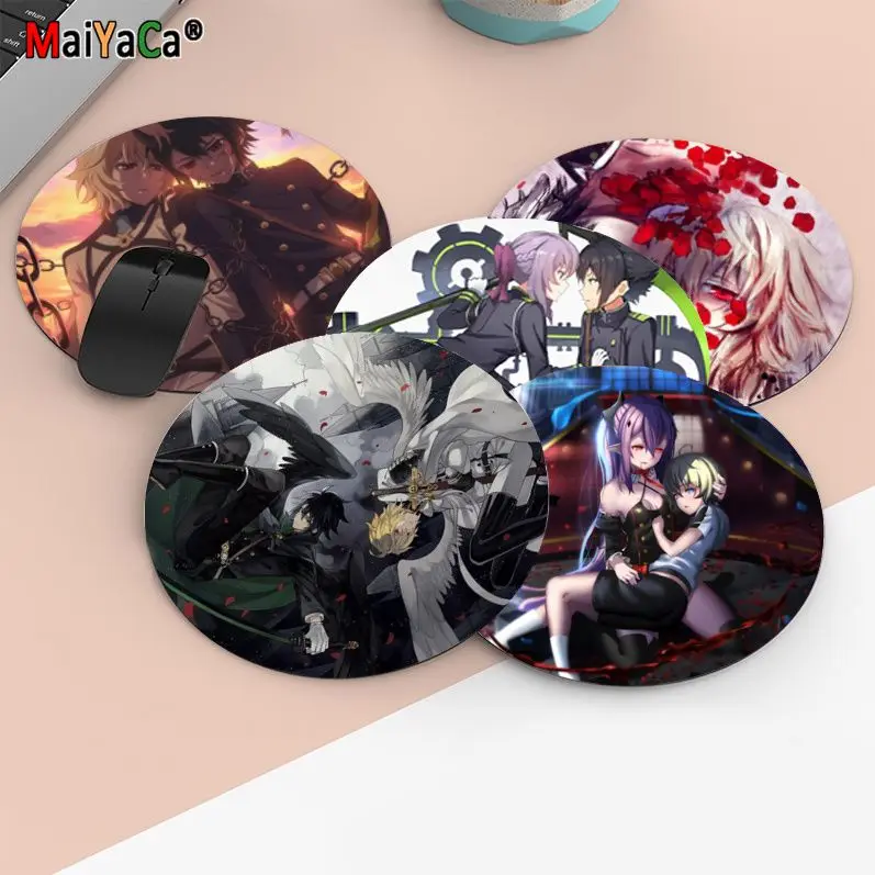 

Maiyaca Your Own Mats Seraph Of The End Rubber Mouse Durable Desktop Mousepad gaming Mousepad Rug For PC Laptop Notebook