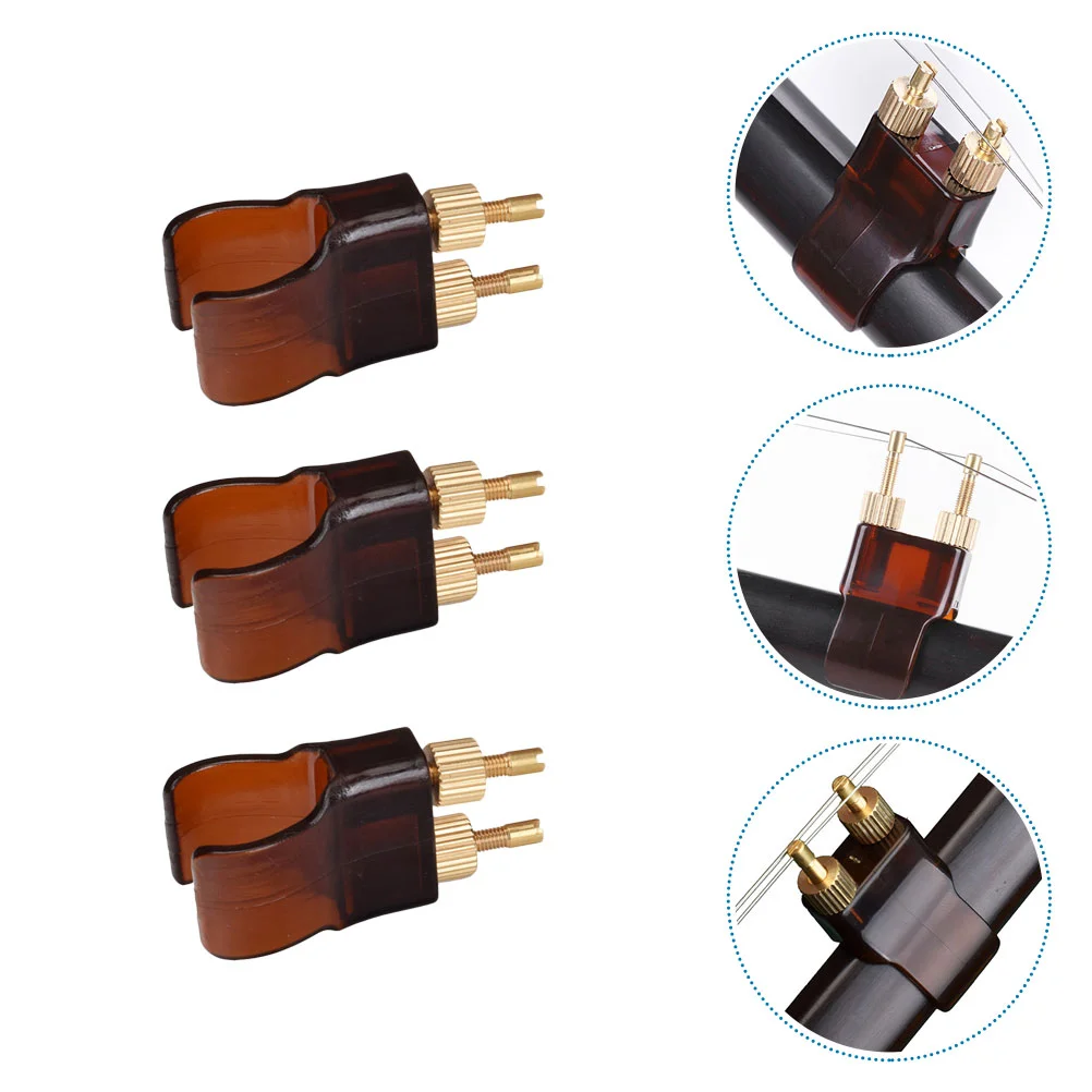 

3Pcs Practical Fine Turners Erhu String Fine Adjusters (Assorted Color)