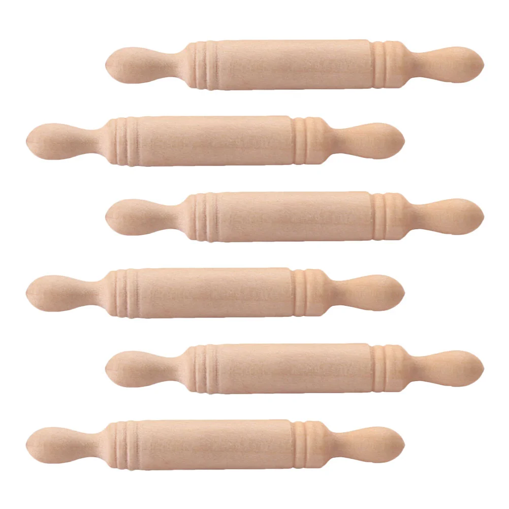 

Shiwan Rolling Stick Miniatures Wooden Sticks Kitchen Ornaments Tiny Kid's Tool