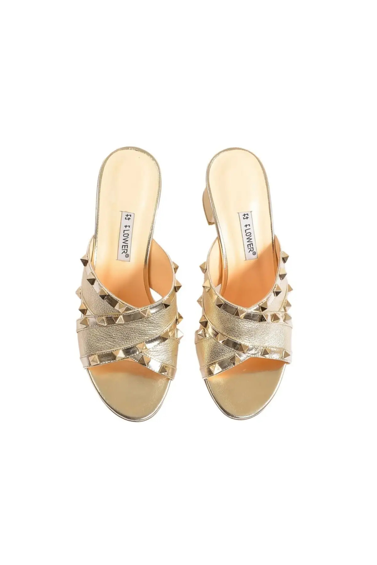 

Women Dore Trok detailed heels slippers