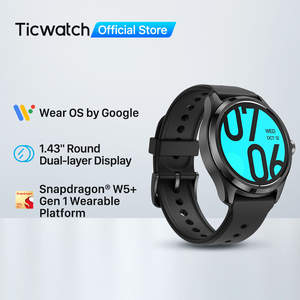 TicWatch Pro 5 Wear OS Smartwatch Built 100+ Sport...