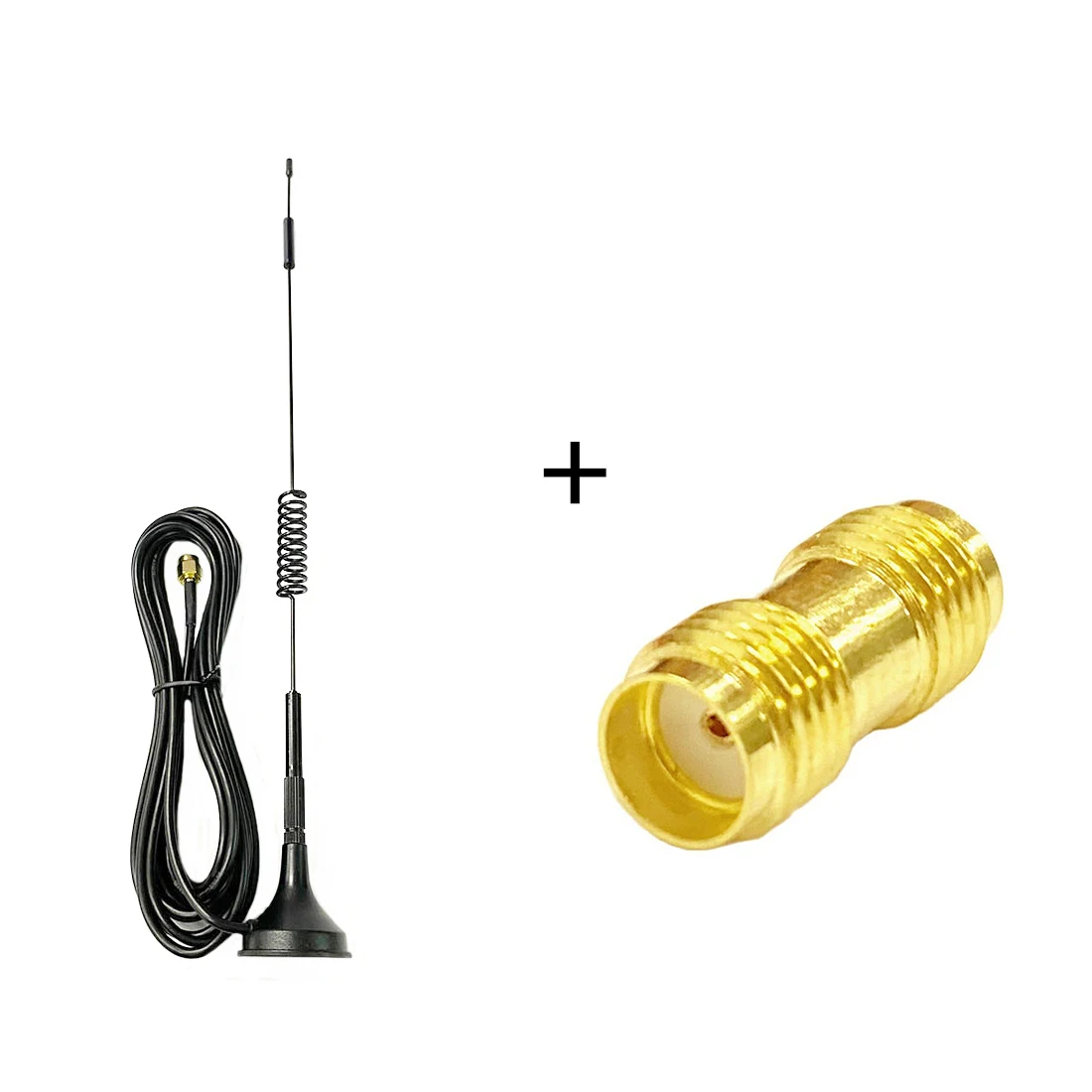 

433Mhz Wireless Module Antenna 10dbi High Gain Sucker Aerial 3m Cable SMA Male + RF SMA Adapter SMA Female to RP SMA Female