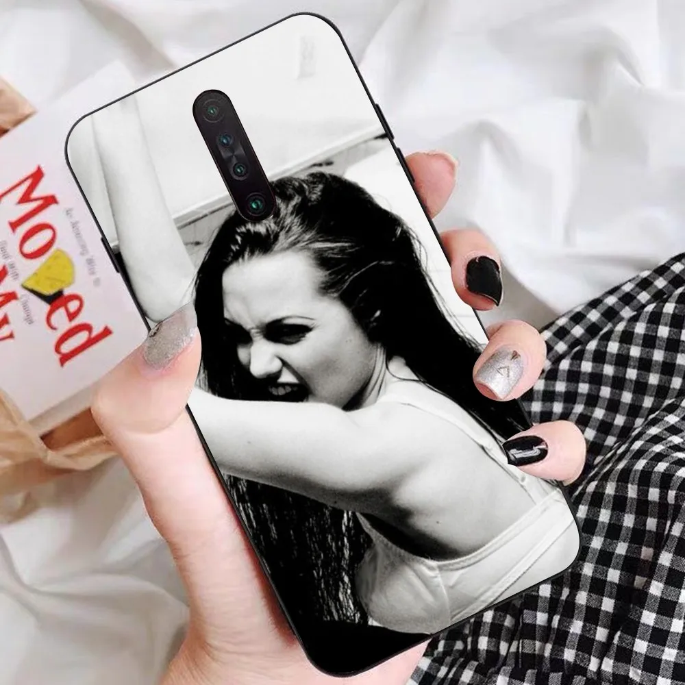 Фильм Звезда A-Анджелина Джоли для Redmi 5 6 7 8 9 10 plus pro A GO K20 K30 K40 F3 Fundas