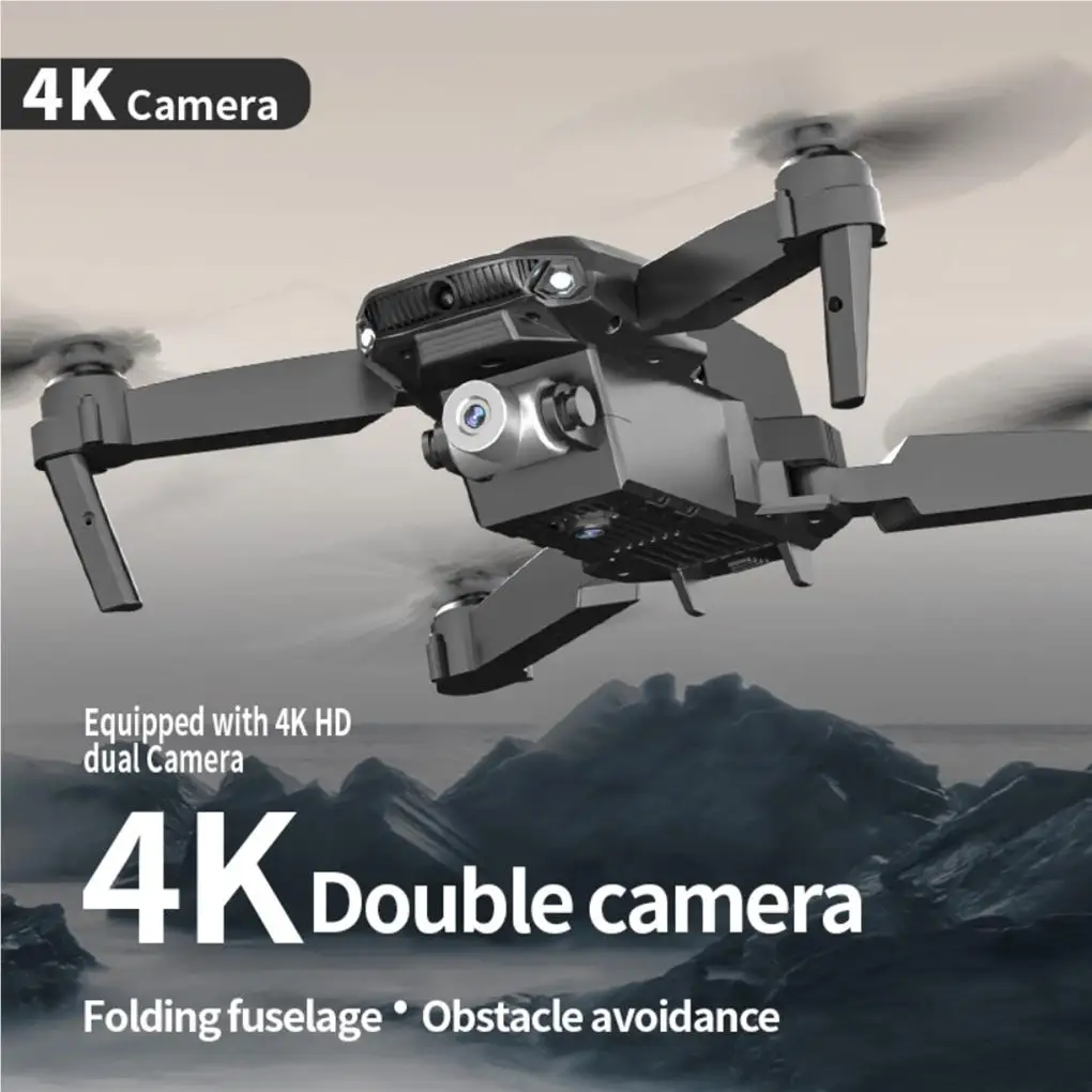 

H26 RC Дрон 4K HD Двойная камера Оптическое позиционирование потока дистанционное управление Дрон аэрофотосъемка складной Квадрокоптер вертол...