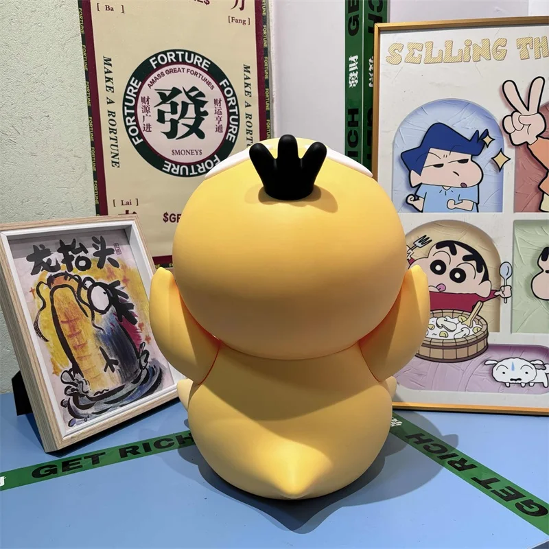 38 см PokéMon 1:1 сидящий Koda Duck Kawaii карандаш Шин-Чан модель фигурки ПВХ аниме украшение