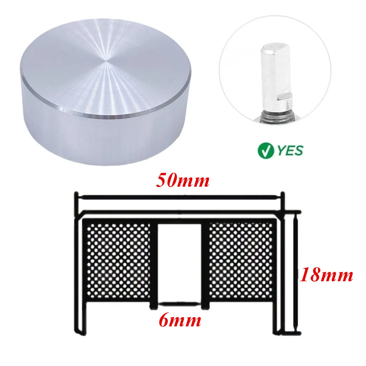 

Регулятор громкости из алюминиевого сплава