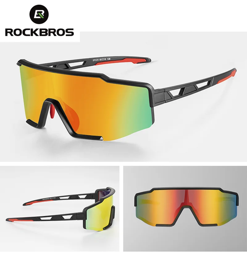 

ROCKBROS Bicycle Glasses Men Women Polarized Photochromic Glasses PC Lens TR Frame With Myopia Frame Sports Cycling Glasses