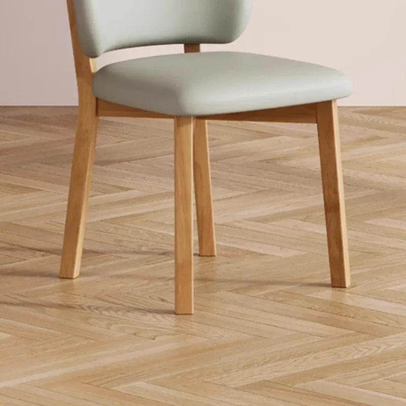 Обеденный кожаный обеденный стул для ресторана кабинета сверхлегкие бархатные