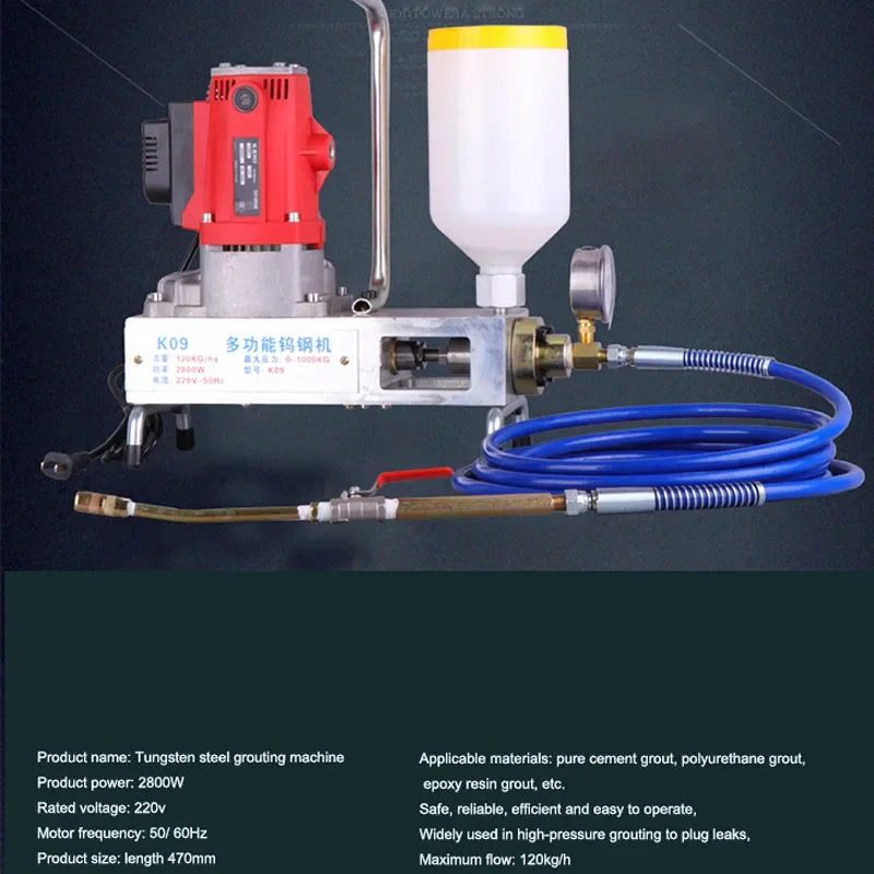 Машина для затирки цемента из вольфрамовой стали под давлением эпоксидной смолы