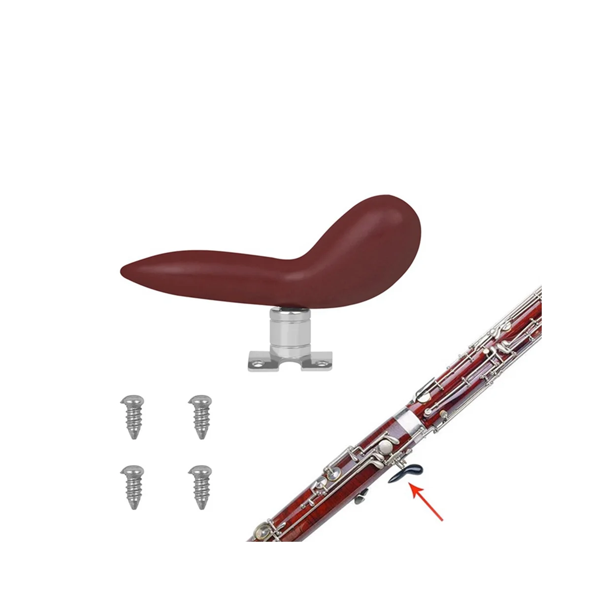 Подставка под седло Bassoon с крепежными 4 винтами и базовым инструментом