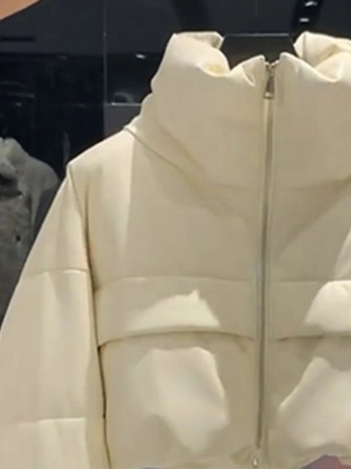 Зимние женские парки новинка 2024 пальто с воротником-стойкой и длинными рукавами