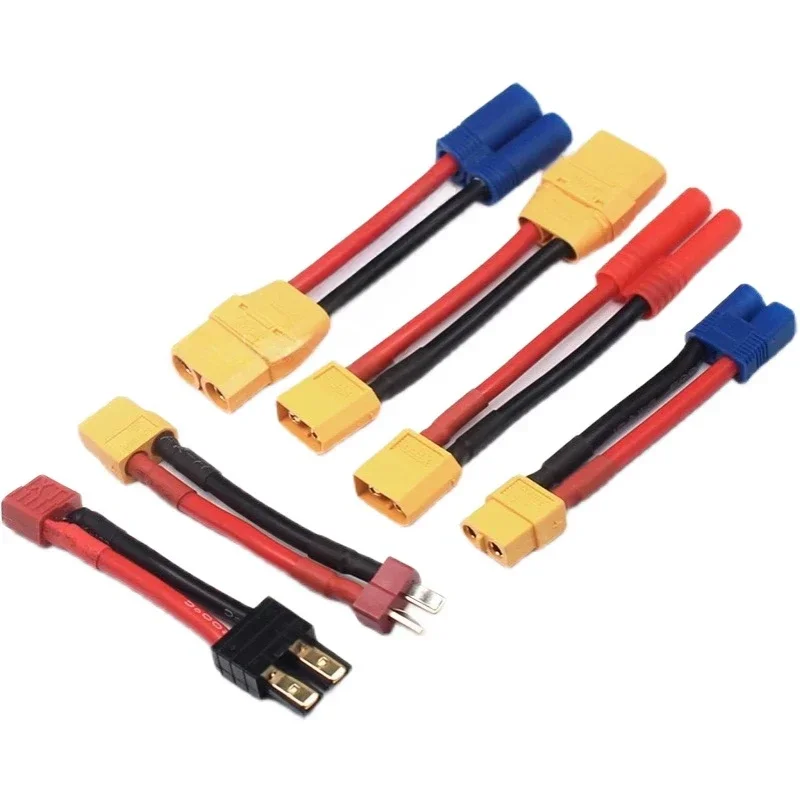 Разъемы Адаптера XT60 XT90 EC5 EC3 Мама-папа 12AWG/10AWG 10 см/15 см