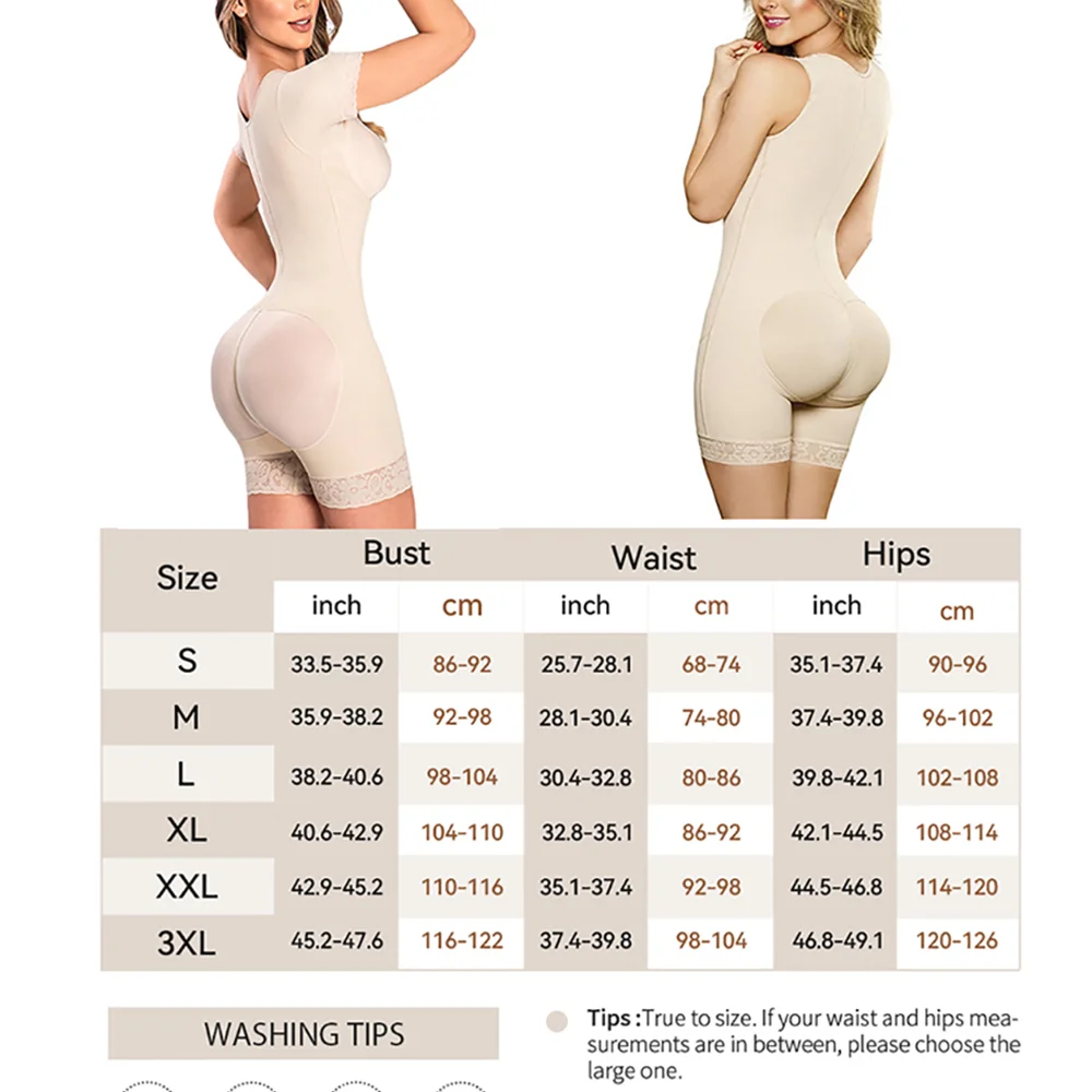 Женский корсет Faja Colombianas корректирующее белье с высокой компрессией боди
