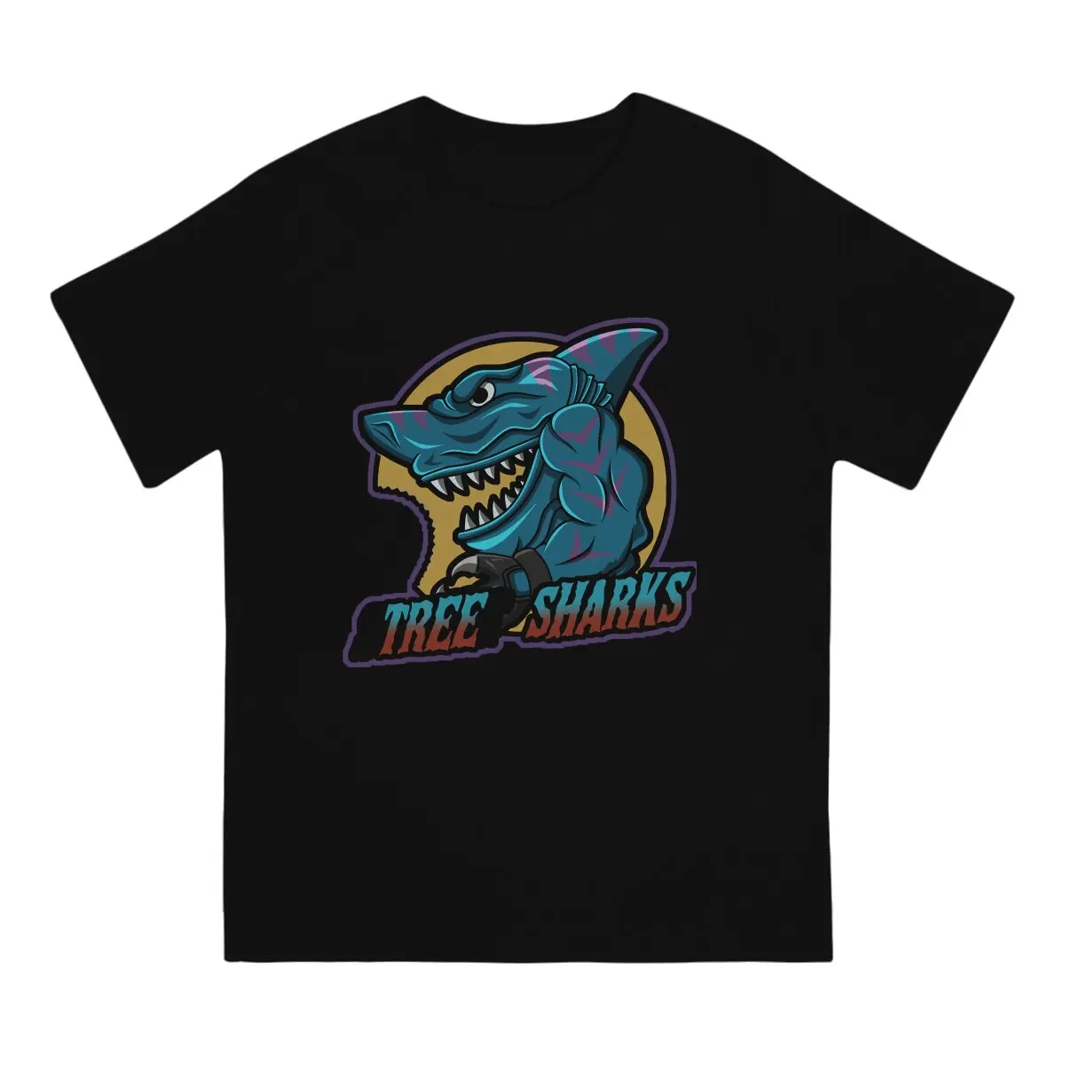 

Classic T-Shirts for Men Street Sharks Jab Animated Funny Pure Cotton Tee Shirt Crewneck Short Sleeve T Shirts Adult Clothes