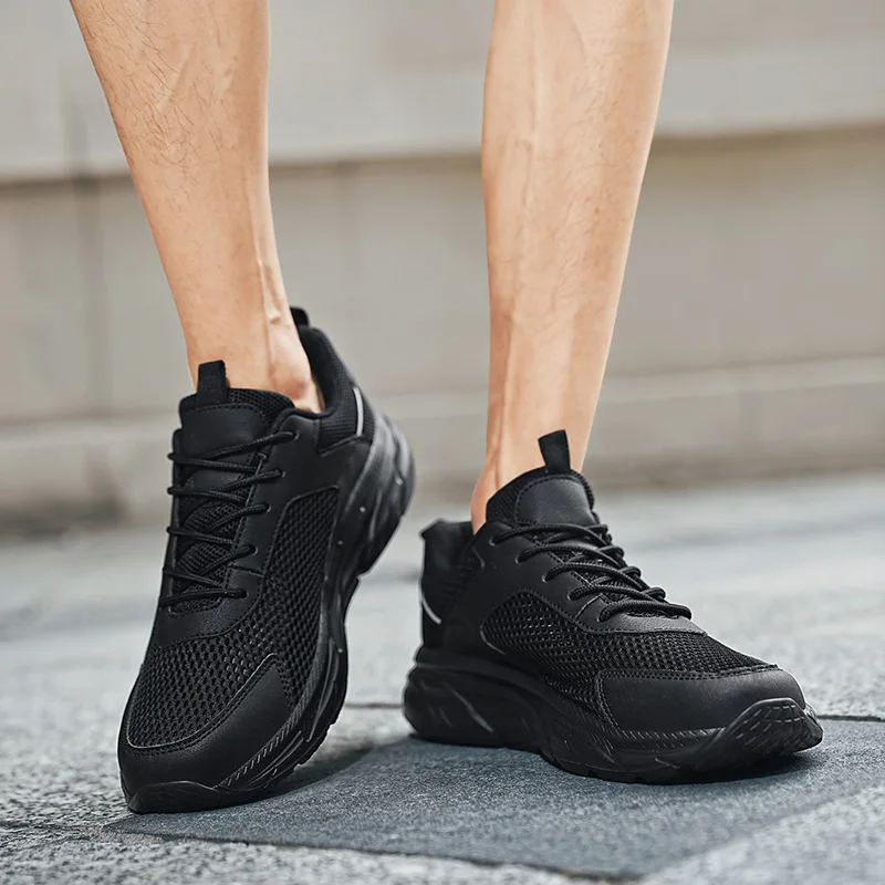 Large Size 38-48 Ultra-light Men Shoes Mesh Breathable Running Shoes Men Sneakers Soft Bottom Fashion Walking Sports Shoes