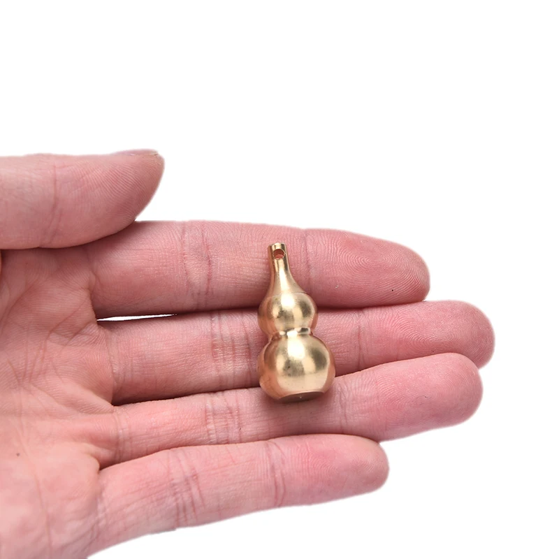 Китайская фэншуй маленькая бронзовая Изысканная бутылочная Тыква Калабаш кубик