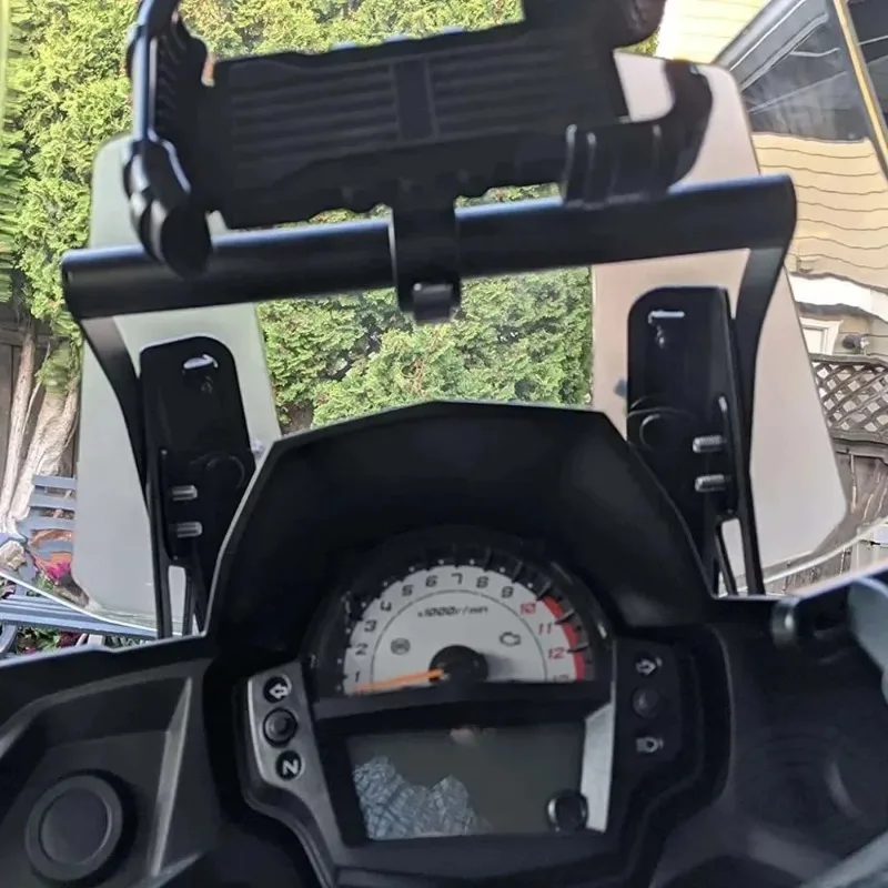 Фото Lyr мотоциклетный кронштейн с GPS-навигацией, держатель для Kawasaki VERSYS 650 KLE 650 VERSYS 650 2011-2023, аксессуары, поддержка №2