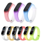 Прозрачный силиконовый ремешок из ТПУ Для Xiaomi Mi Band 6 5 4 3, сменный ремешок для наручных смарт-часов MiBand 4 3 Miband 5 6