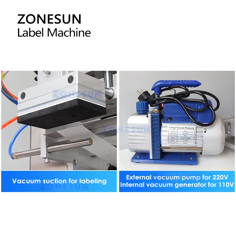 Фото Полуавтоматическая этикетировочная машина ZONESUN LT-60/LT-60T №3