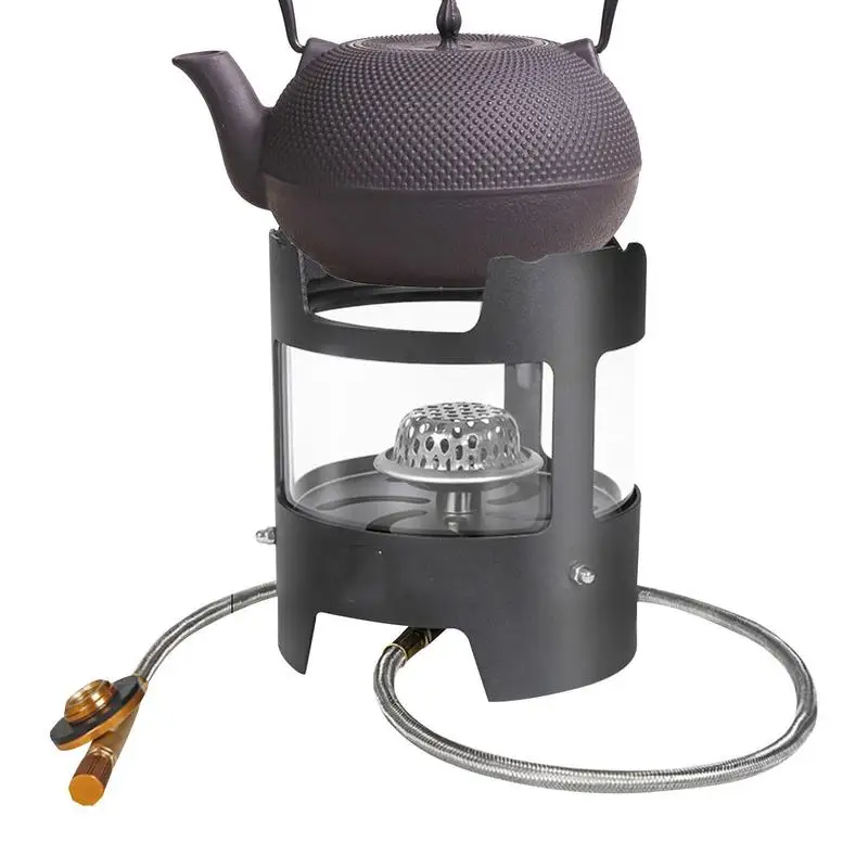 

Windproof Camp Stove Hiking Stove Backpacking Camping Stove With Wind Baffles Portable Pot/Jet Burner Ultralight Camping Stove