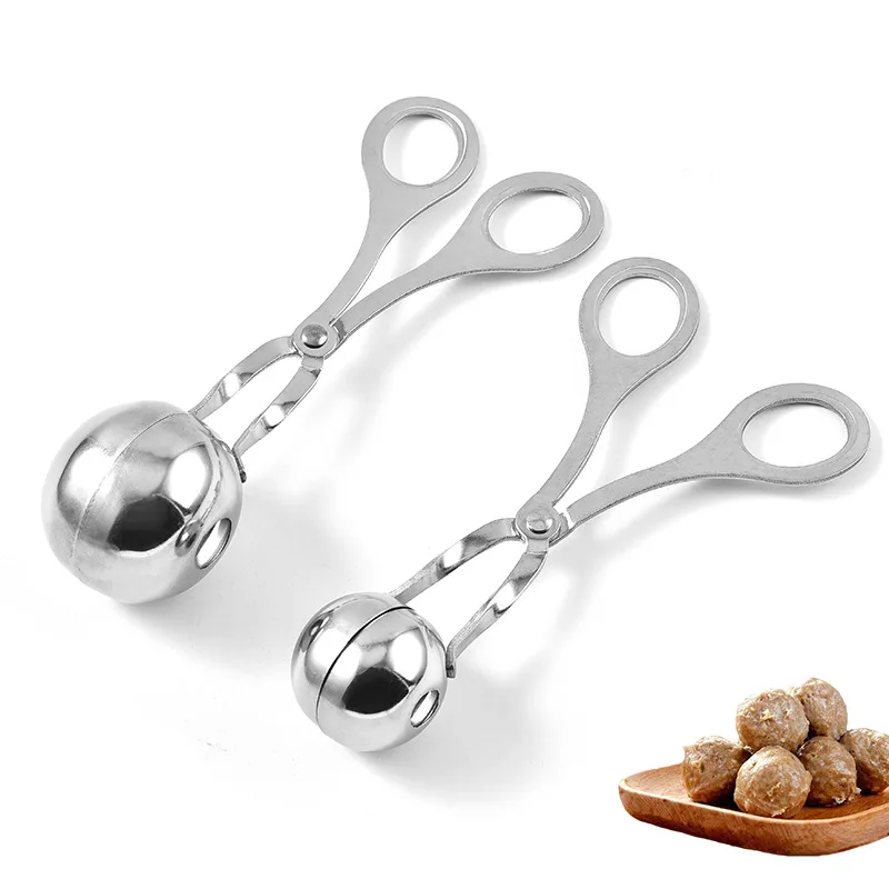 

304 Stainless Steel Meatball Maker Fried Fish Ball Meatball Tool To Make Small Balls Dig Spoon Tool Mold Kitchen Gadgets