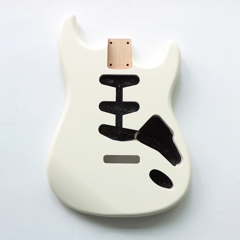 

Новая электрическая гитара Strat alder, сборка корпуса «сделай сам», одно полуготовое белое древнее Олдер