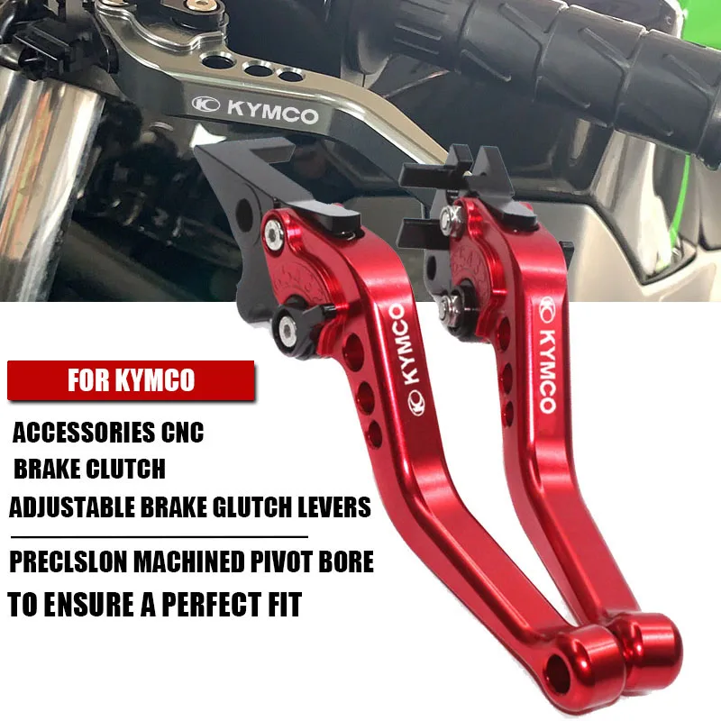 

С логотипом, мотоциклетные Регулируемые рычаги тормозной муфты, короткие для KYMCO сердцебиения, строительные элементы, CK250T 300 CK300T ABS 400 500RI S400