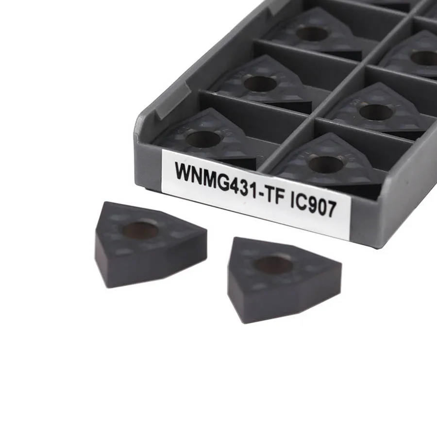 

WNMG080404 WNMG080408-TF IC907 IC908 CNC Lathe Tools High-quality Peach Type Carbide Insert Wear-resistant External Turning Tool