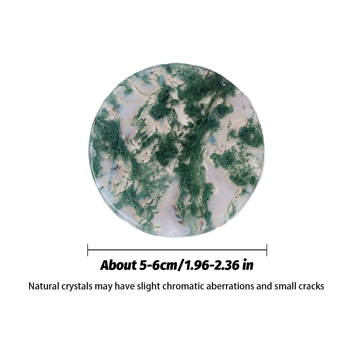 

Кристалл морской агат, круглый, натуральный