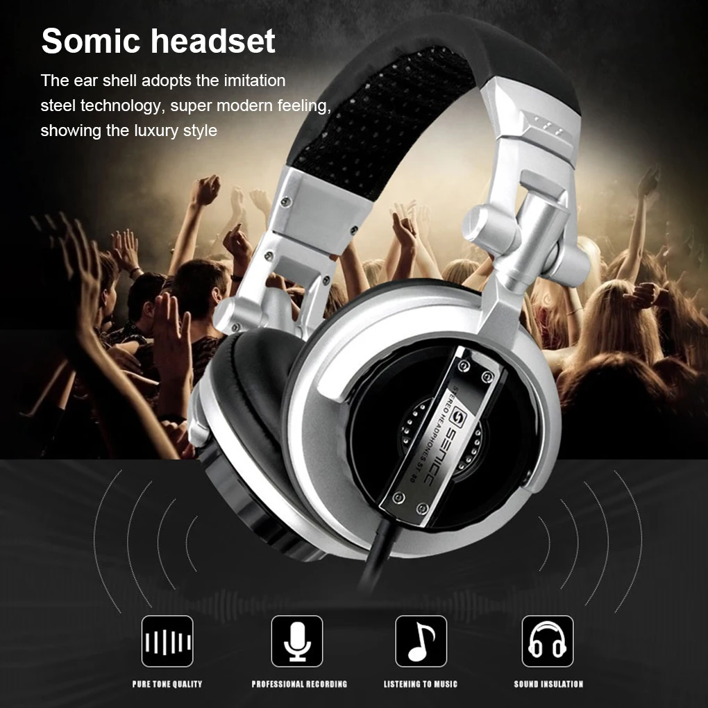 

Somic Wired Headphone Recording Studio Music Listening Laptop Headset