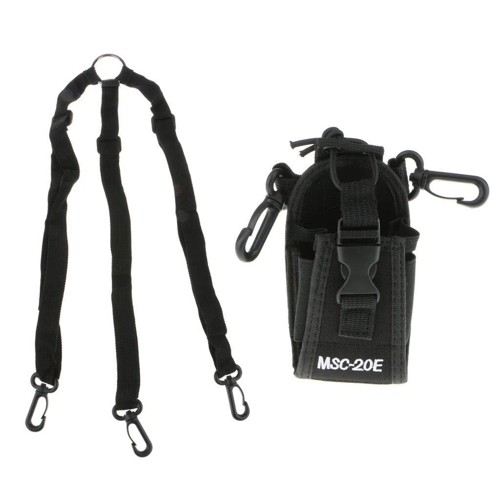 

100% Brand New And High Quality Walkie Talkie Pouch Case Holder Radio Nylon Bag For BAOFENG UV-5R/Kenwood