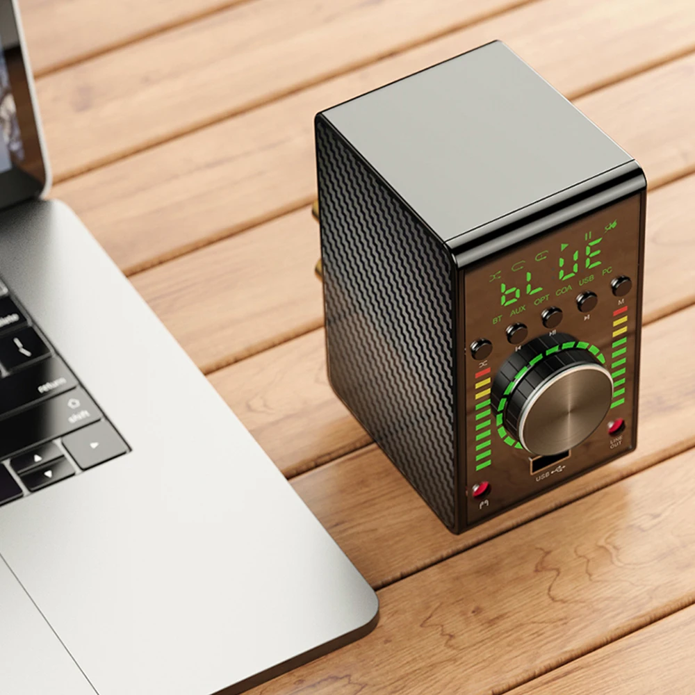 AIYIMA мини усилитель мощности MA12070 HiFi Bluetooth 5 0 звуковой стерео аудио оптоволоконный