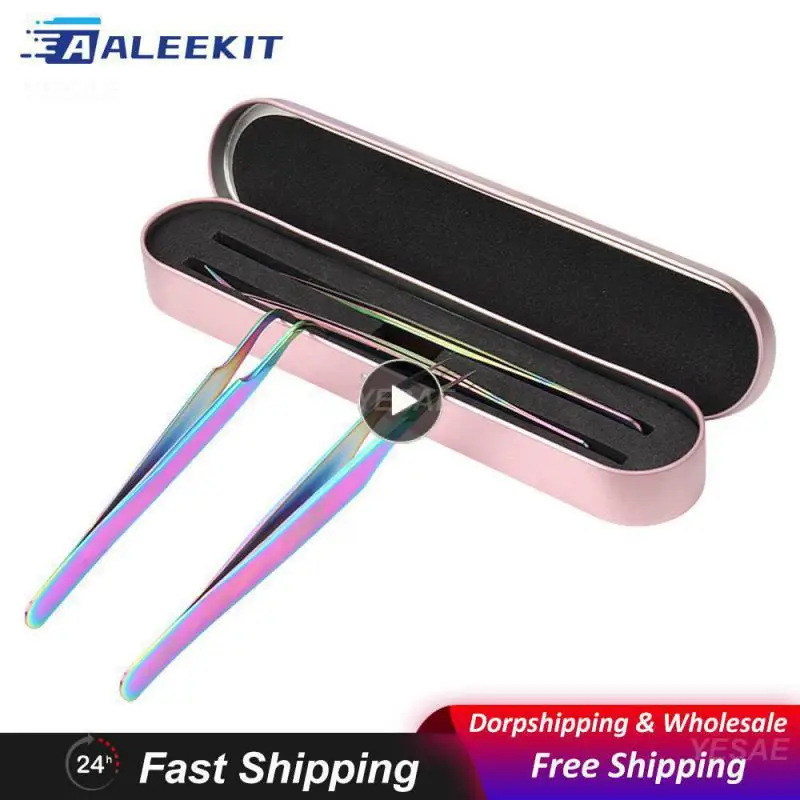 

Storage Box Durable Lightweight Appearance Professional Eyelash Expansion Forceps Makeup Tools Eyelash Tweezers Makeup