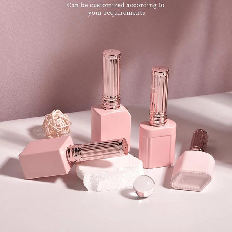 Пустая стеклянная бутылка для лака ногтей 12/15 мл