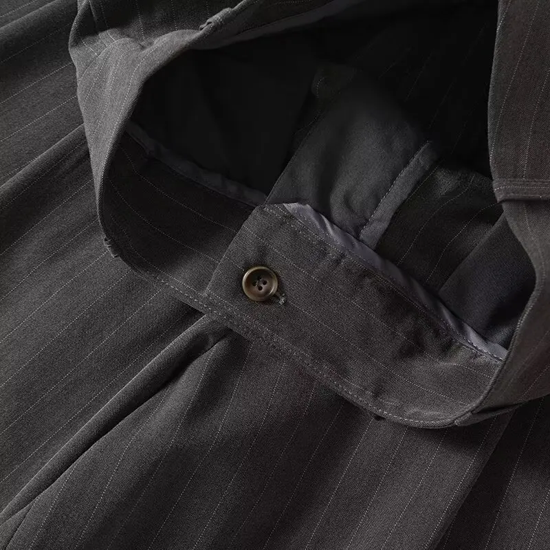 Брюки женские драпированные с завышенной талией на весну и осень