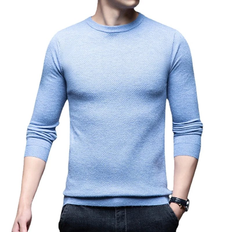 2022 Brand Clothing Winter New Arrival Warm Sweaters O-Neck Wool Sweater Men Brand Clothing Knitted Cashmere Pullover Men S-3XL