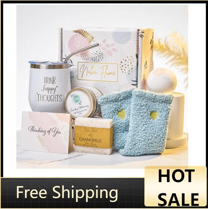 

Spa Gifts for Women - Relaxing Self Care Gifts for Women - Bath and Body Gift Baskets for Women- Birthday Care Package for Women