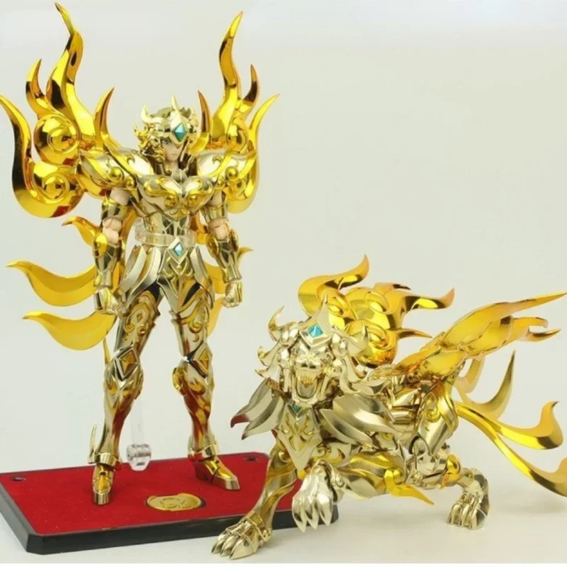 Металлический клуб/MC Saint Seiya Myth Cloth EX Leo/Lion Aiolia SOG/Soul of God With Totem/предметная фигурка