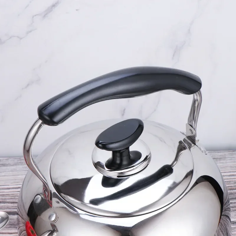 Чайник из нержавеющей стали 304 со свистком Женский чайник для воды бытовой