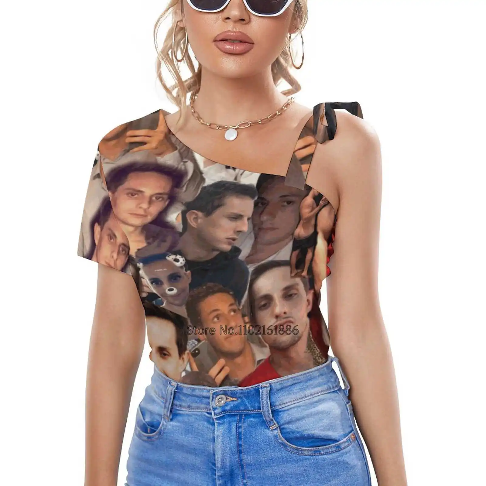 

Футболка Devons Dallas D Женская с принтом, повседневный топ в стиле бохо, уличная одежда, Y2K