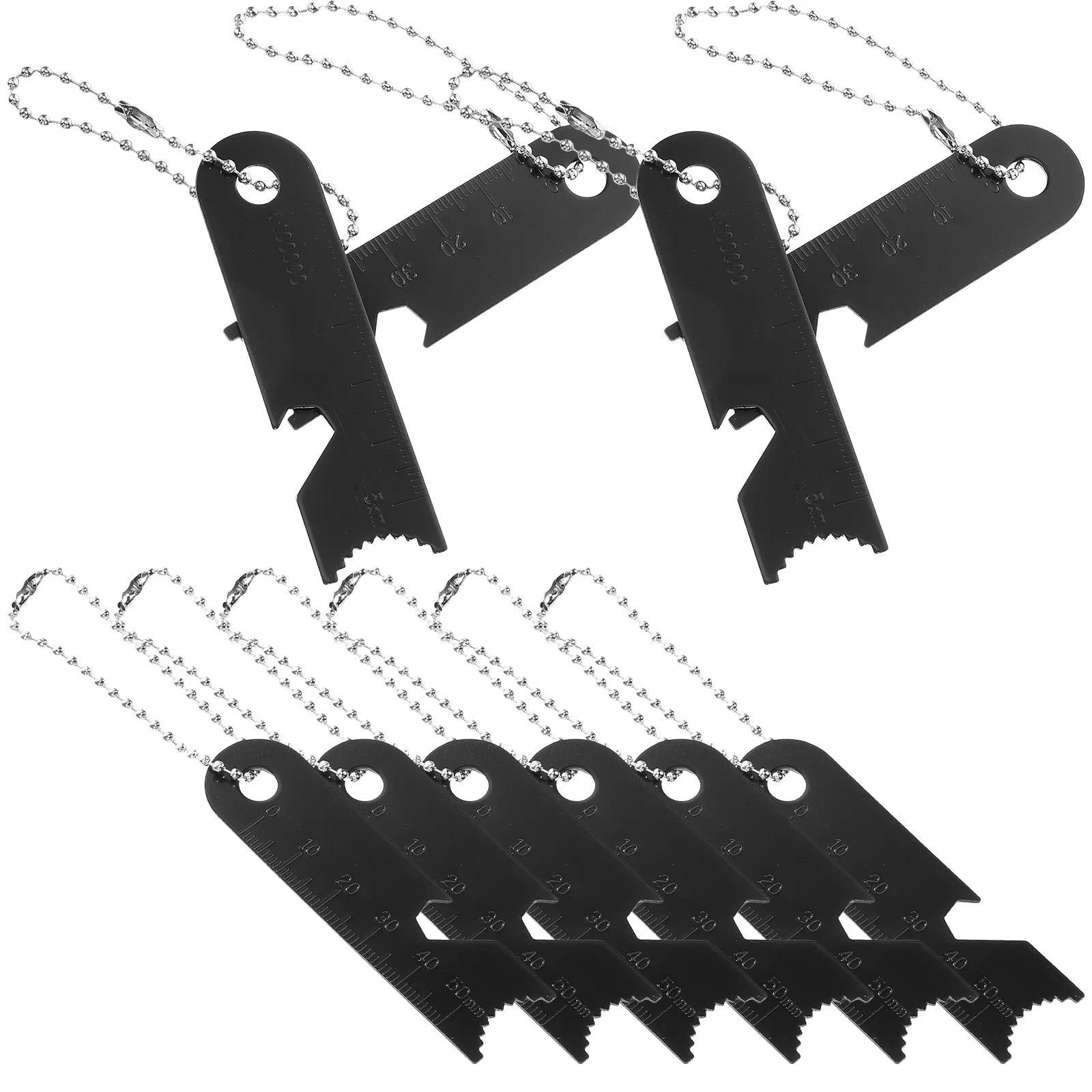 

10 Pcs Survival Gear Flint Scraper Striker Camping Supplies Manganese Steel Scrapers Outdoor