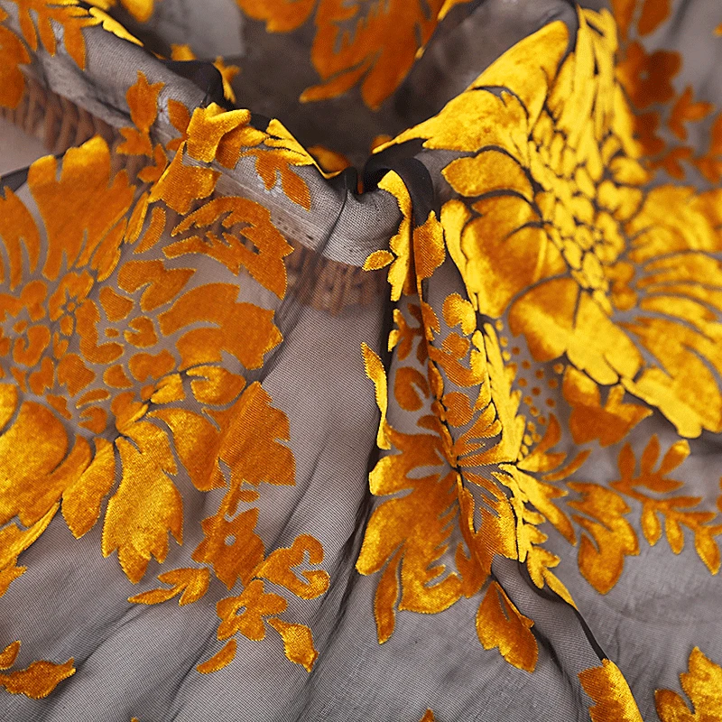 3/5/10 м бархатная простая ткань для женского платья с выгоранием | Ткани