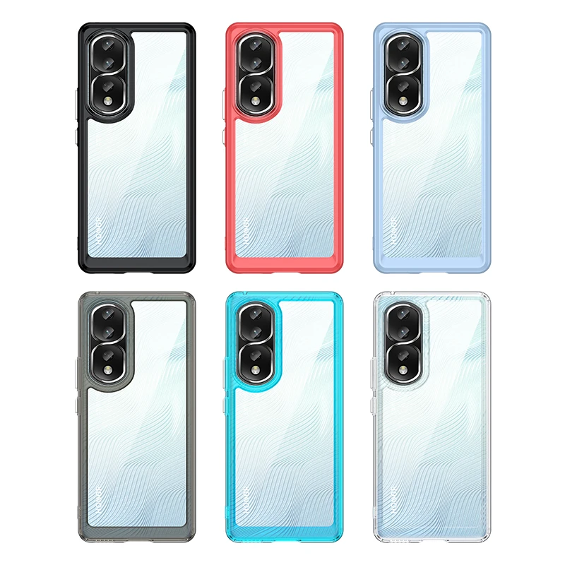 For Honor 80 Pro Case Cover Huawei Honor 80 50 70 Pro Capas Shockproof Transparent Colour Clear For Fundas Honor 80 Pro 5G Cover