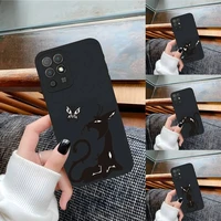 black cat phone case for huawei p30 p40pro p20 p10 plus lite pro y5 y6 y7 y8 psmart 2019 2020 funda coque